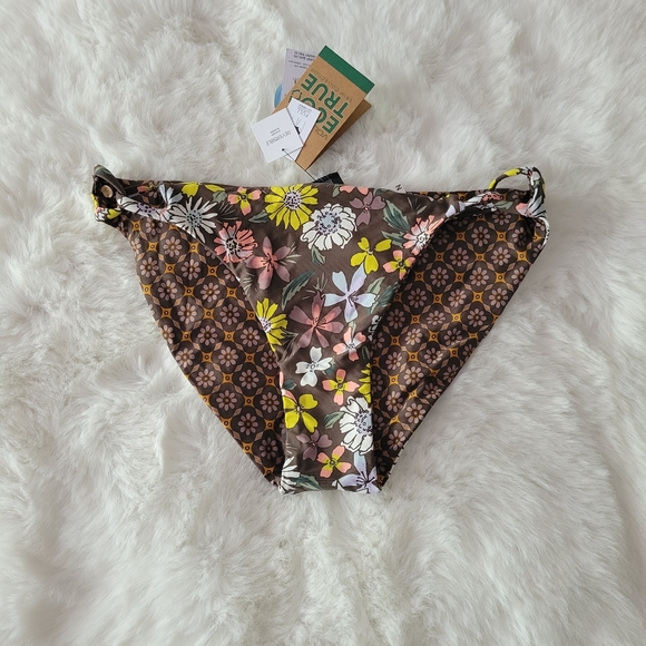 🏝VOLCOM DAIZED REVERSIBLE HIPSTER BIKINI BOTTOM SIZE S - Picture 8 of 11
